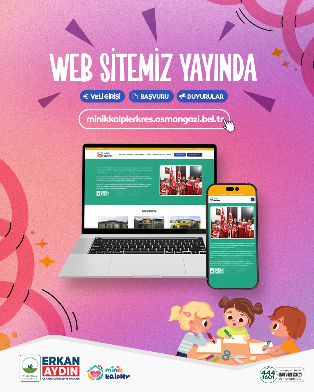 WEB SİTEMİZ YAYINDA